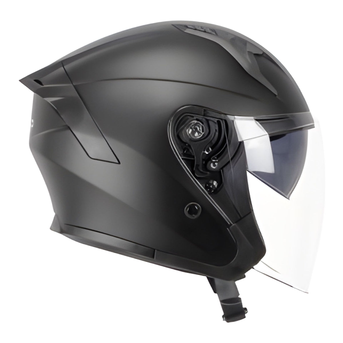 Casco moto per uso urbano colore nero taglia l