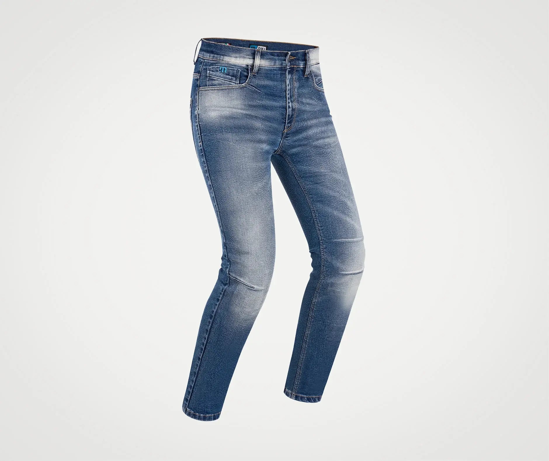 Pantalone moto per uso urbano colore blu taglia 48