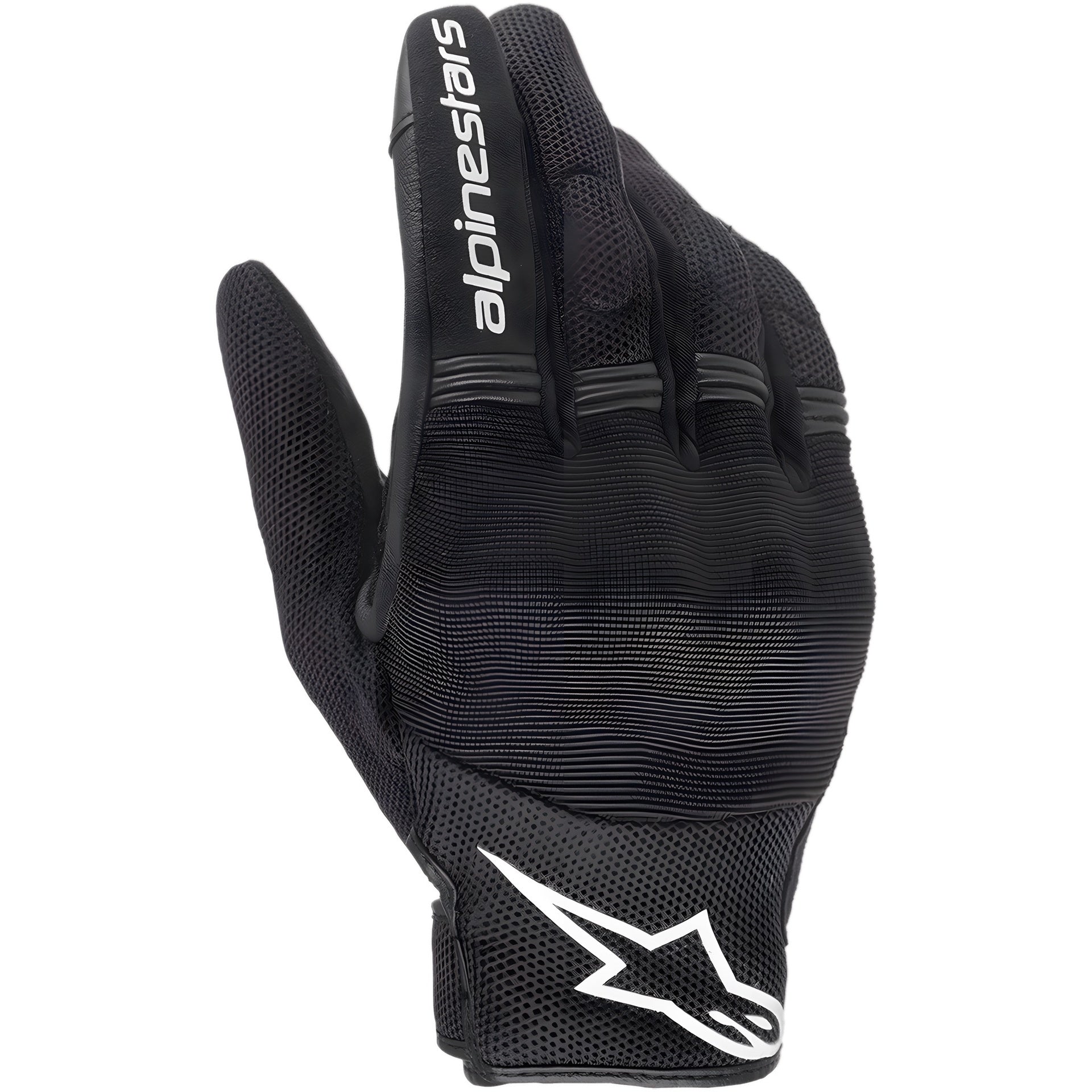 Guanti moto per uso urbano colore nero bianco taglia m
