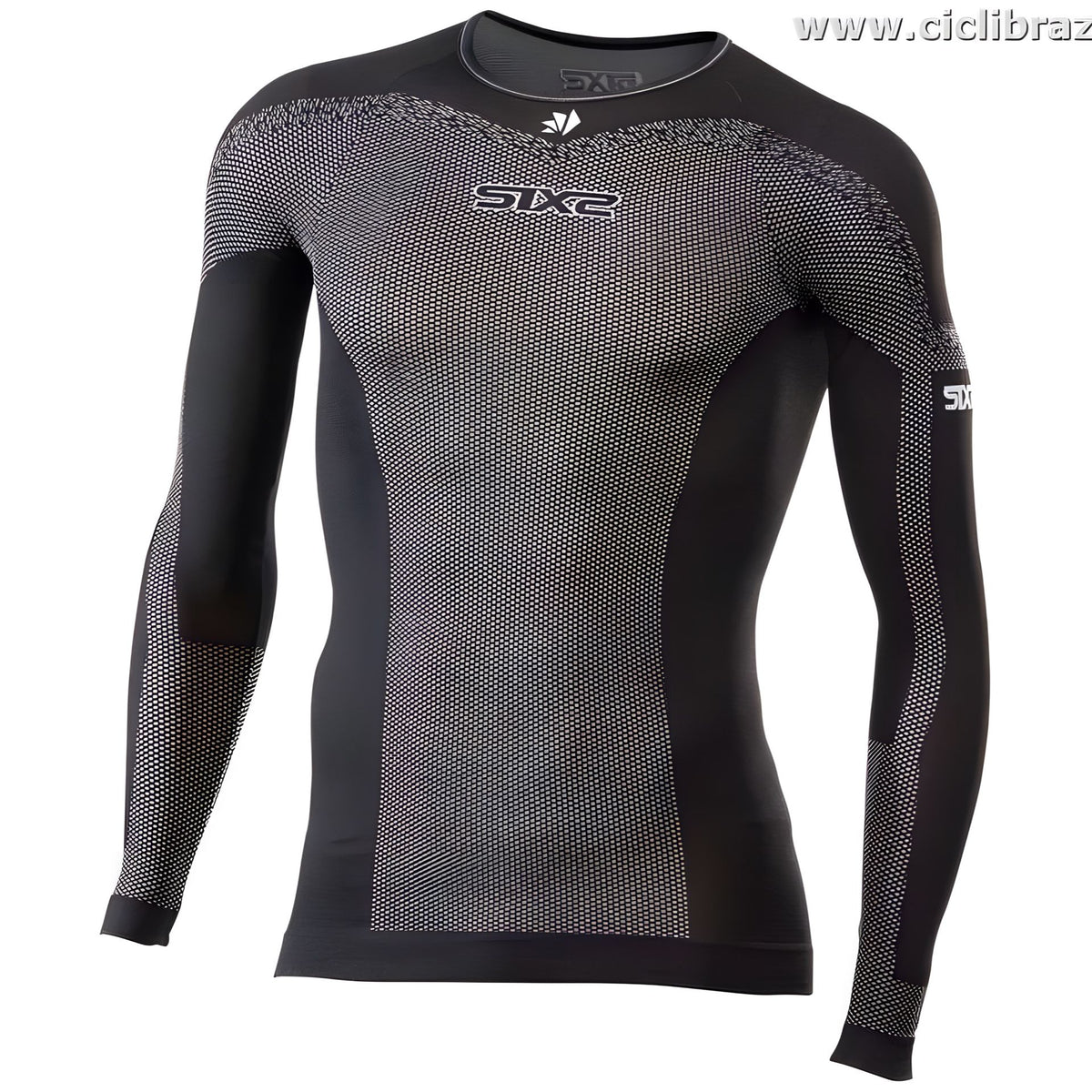 Abbigliamento tecnico moto per guida sportiva colore nero carbonio taglia xl