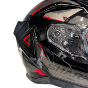 Casco integrale con luci di stop e ventilazione Shark