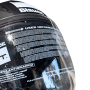 Casco jet nero e bianco BLAUER BRAT 52-61 cm Blauer