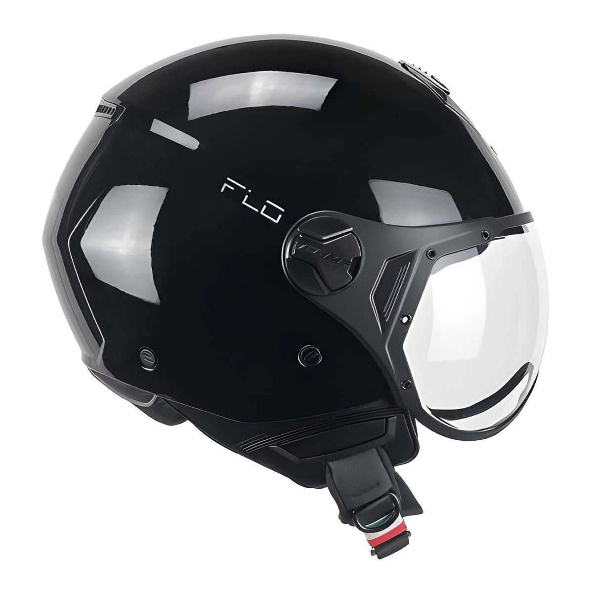 Casco moto per uso urbano colore nero taglia l