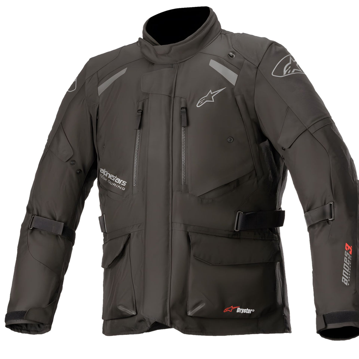 Giacca moto impermeabile colore nero taglia 3xl