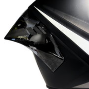 Casco moto integrale nero opaco e bianco Nolan