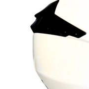 Casco modulare bianco per moto e scooter Acerbis