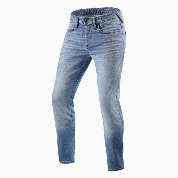 Pantalone moto per uso estivo colore blu taglia 50