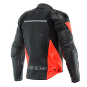 Giacca moto racing 4 nera fluo rossa Dainese