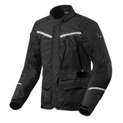 Giacca multistagionale nera impermeabile Revit