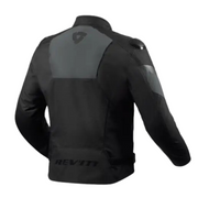 Giacca impermeabile e ventilata nera antracite Revit