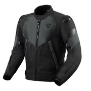 Giacca impermeabile e ventilata nera antracite Revit