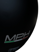Casco jet nero opaco per scooter Mph