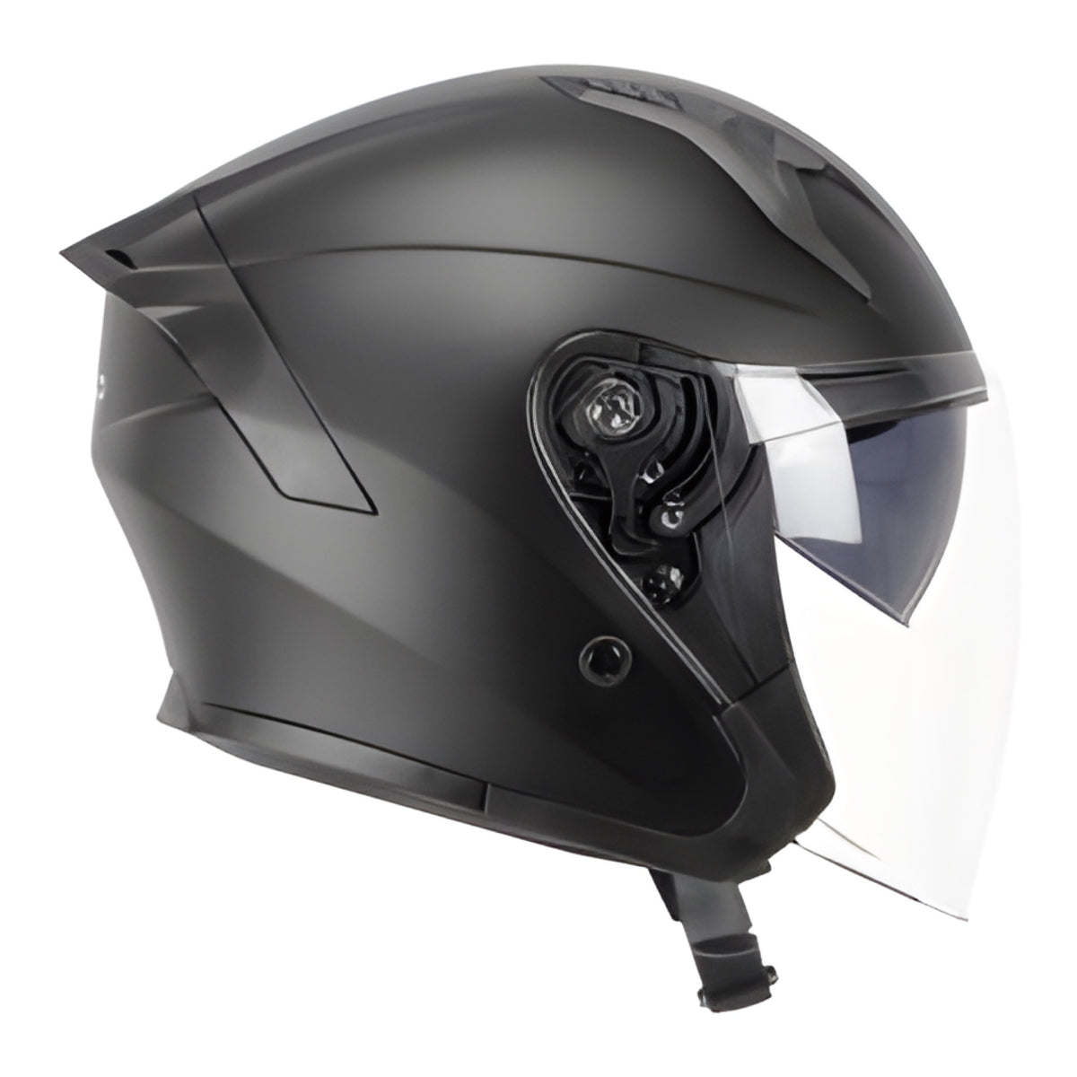 Casco moto per uso urbano colore nero taglia l