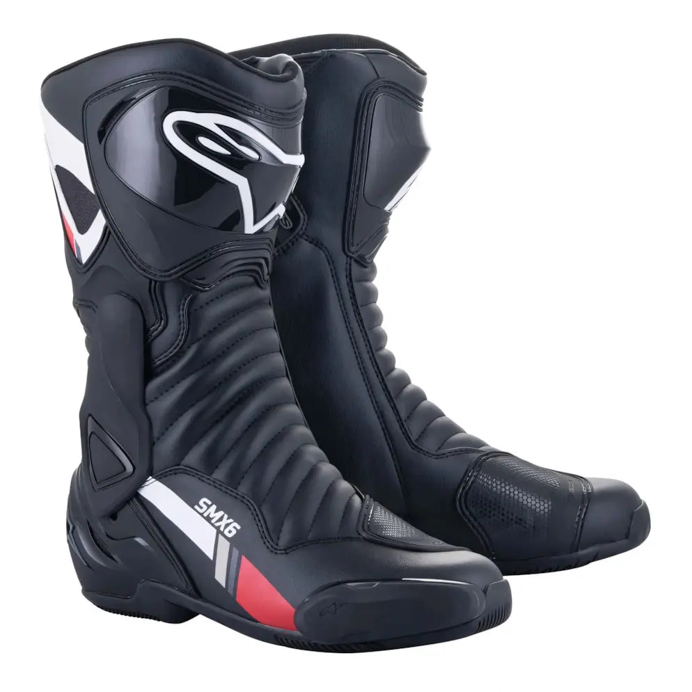 Calzature moto per guida sportiva colore nero bianco grigio taglia 41