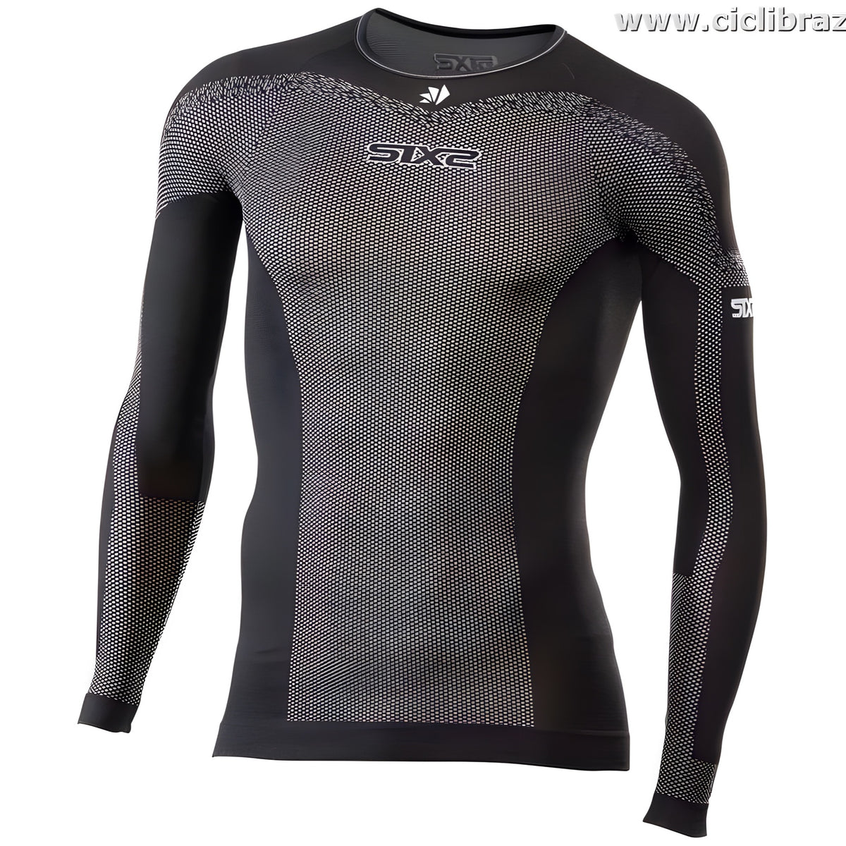 Abbigliamento tecnico moto per guida sportiva colore nero carbonio taglia xl